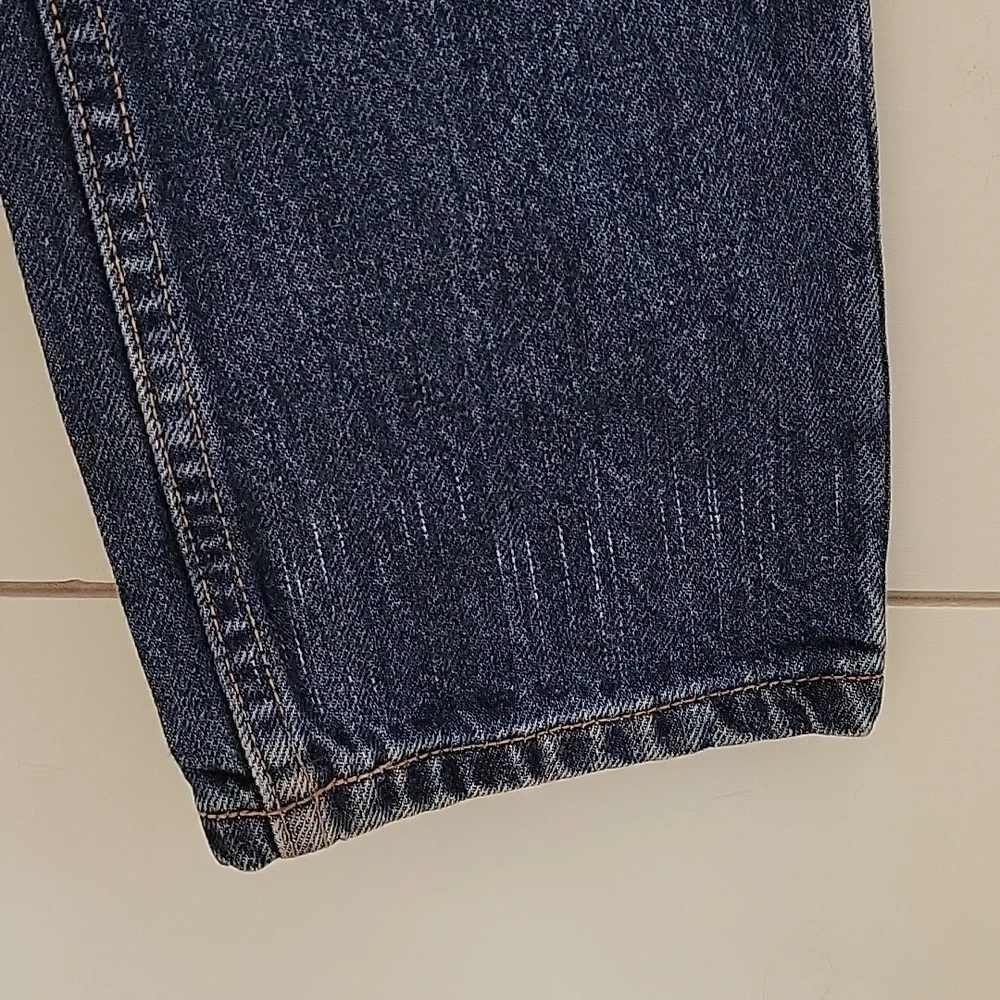 GUESS? 90s VINTAGE Style 1050 size 24 high waisted blue jeans - Picture 3 of 4
